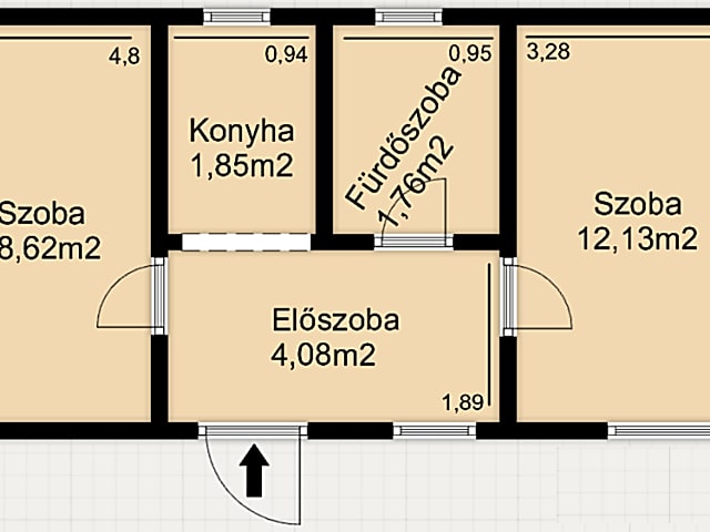 Egerszalókon kis ház a gyógyfürdő közelében #12